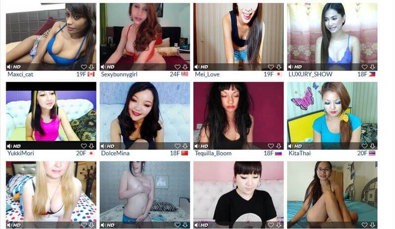 Sext Asian camgirls on Cams.com