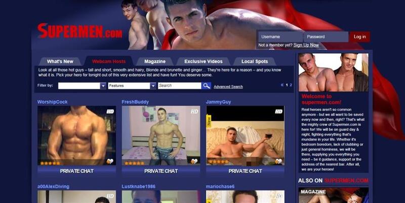 The Supermen's cam models - watch out, they're smoking hot